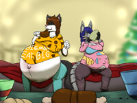 Serniah and Jess pregnancy progression - month 5