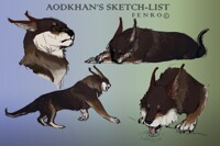 Aodkhan's sketch-list