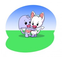 Megan and Bailey Hugging