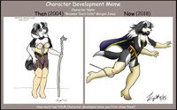 Character Development Meme - Bronwyn / Dark Collie