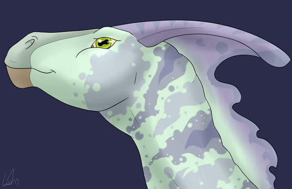 Peggy Parasaurolophus Gallop [Gif] by Phoenix-of-Starlight -- Fur Affinity  [dot] net