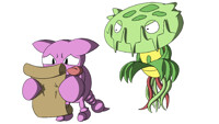 Gligar and Carnivine