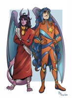 Tiamat and Dilon (from B.A.I.Darka)