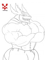 Bow Tie & Beef (Art by wwf1997)