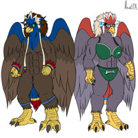 [BDAY GIFT] Kitchi & Pheagle - Braviary party UvU