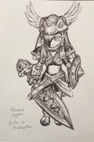 Pokemon X Digimon - Kirlia Minervamon