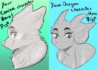 Canine and Dragon Bust YcH Auction