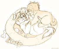 Pupper Prompto and Noctis Playfight!