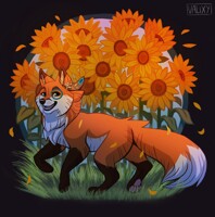 Sunflower Field by Valixy