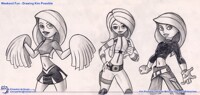 Drawing Kim Possible