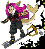 Finished YCH: Keyblade Surfer #4 - ShrapnelShark