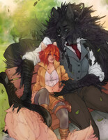 Park Bench Lovers [Commission]