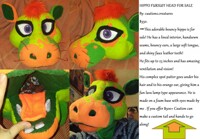 Hippo fursuit head