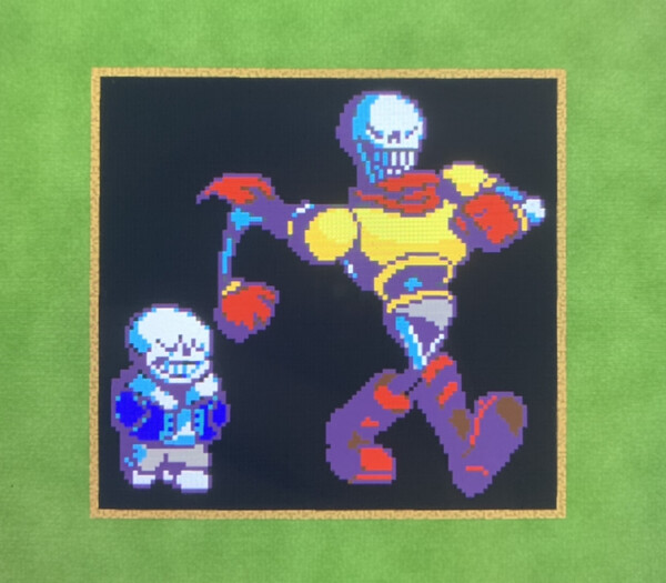 Manny as Sans Pixel Art, creation #12986