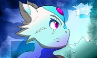 Anime fairy dragon character v3