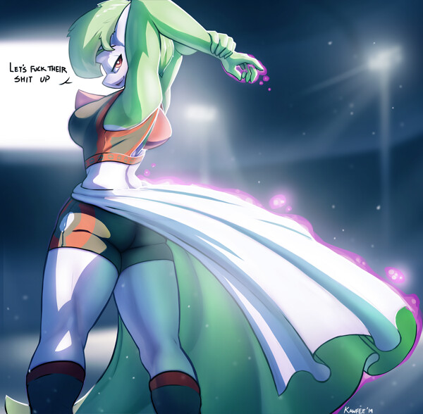 Gardevoir Fan Art by TheGreenCoffii -- Fur Affinity [dot] net