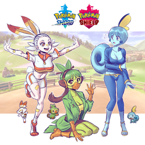 Friar's New Team: Pokemon Sword / Shield Starters — Weasyl