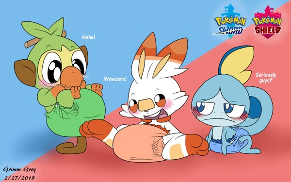 Pokemon Sword / Shield Starters by FillyScoots42 -- Fur Affinity [dot] net