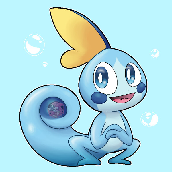 I could not help drawing this cute pokemon.