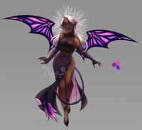 [SOLD] Stained Glass Demon