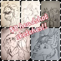 $8 Headshot Sketches