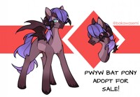 [SOLD] PWYW Bat Pony Adopt