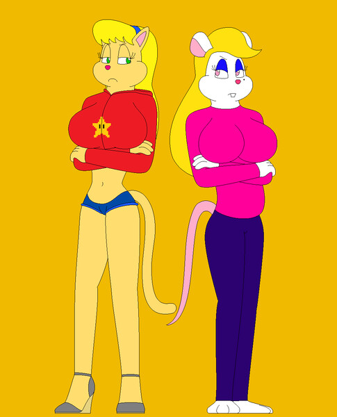 Amy and Cream Boob Squish by peelheel -- Fur Affinity [dot] net