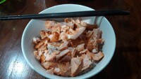 grill salmon donburi
