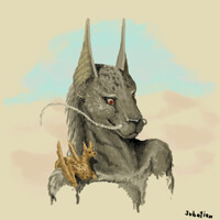 Tani Xi (Wolf) with a batbird