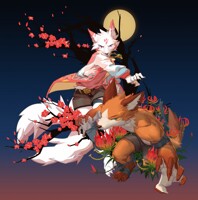 Gloriosa superba and Prunus mume