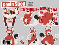 Gavin Stein Stickers by yggiiggy