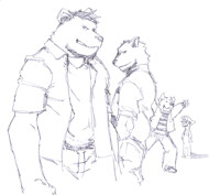 MikeyBear, Me, WKD and WEEGEE
