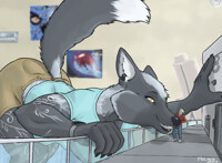 Bare Paws and a Messy Downtown by Holmen -- Fur Affinity [dot] net