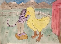 St. Oop and His Trusty Chocobo Simian