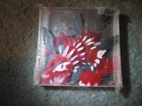 Multi-layer Painting: Red "Spiker"