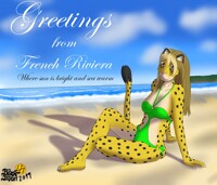 Miranda - Postcard from Holidays - Black.Baron