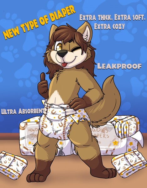 Pampers Progressi Corre Size 6 Extra Large Diapers by CuteFurry234 -- Fur  Affinity [dot] net