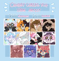 IRON ARTIST - Chubby Cheek YCH [OPEN]