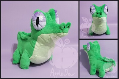 pink alligator plush