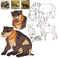 Random creature #3 (hippopotamus pronghorn marten)