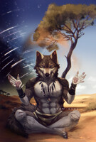 Werewolf by Night (Paint Streak Poster) by SunnyJay9 on DeviantArt