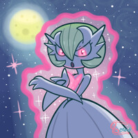 Mega Gardevoir Uses Moonblast