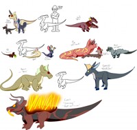 Draconified Domesticated animals