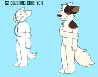 $2 Blushing Chibi YCH