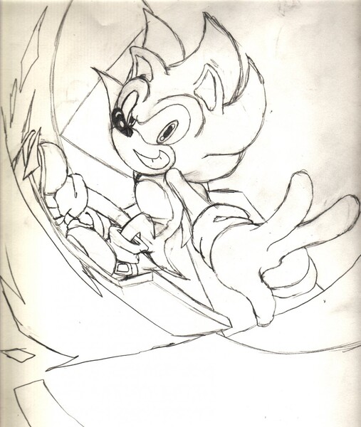 Adventures of] Sonic the Hedgehog 2 by SJC-Art -- Fur Affinity