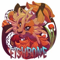 Fishbone badge by OneEyedSeraph
