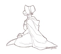 YCH - Austen heroine - sketch