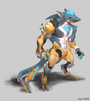 Commission for Sharagolf, Cyborg version