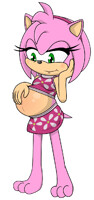 Pregnant Amy Rose Pole Dancing. xniclord789x. 