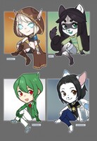 Sitting Chibi Icon Batch 1!